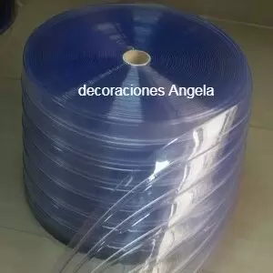 cortina de lamas pvc ribeteado